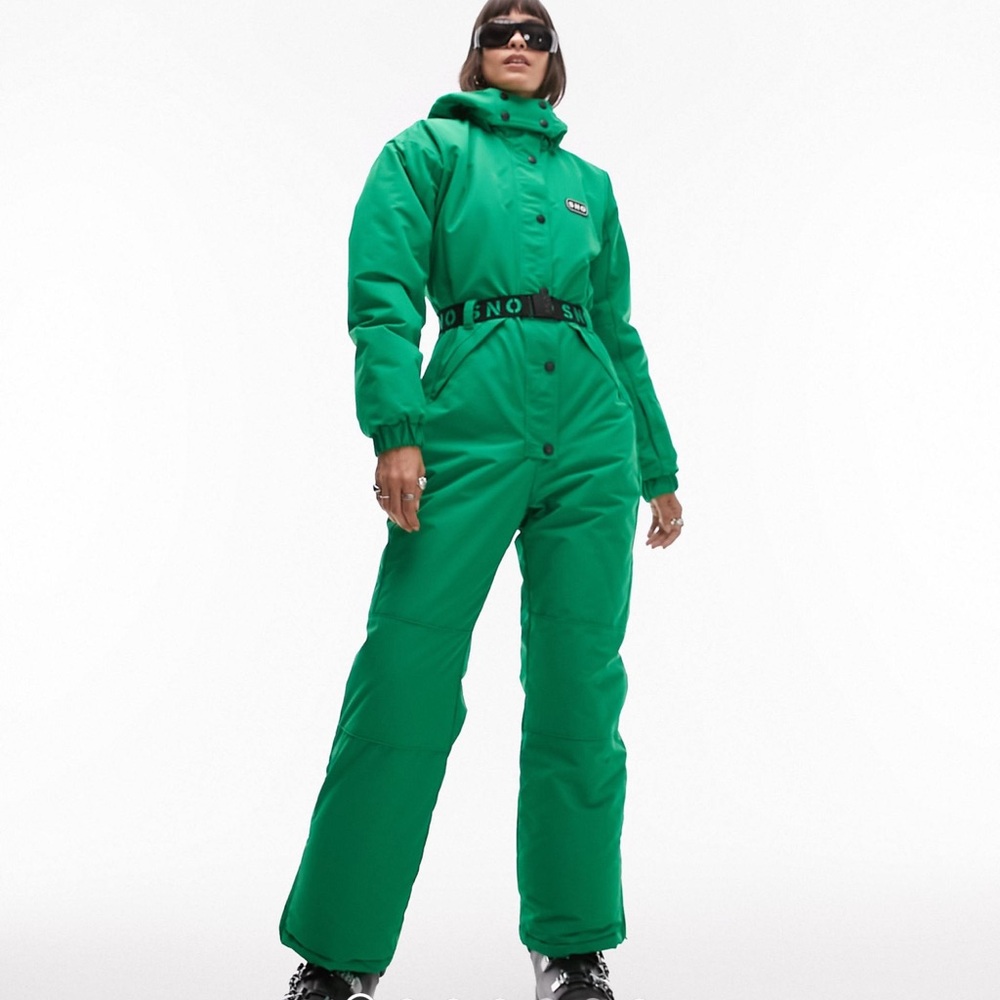 ASOS Topshop Sno Green Ski Suit